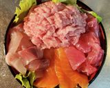 ねぎとろレタス丼❣お刺身の特売日に！作り方2写真
