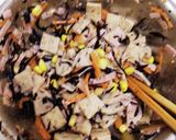 高野豆腐とひじきれんこんのごまだれサラダ作り方7写真