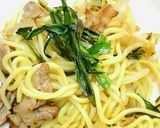 豚小間とニラともやしの簡単焼きそば作り方5写真