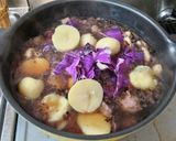 トマト不使用♪ビーツ粉末で真赤なボルシチ作り方12写真