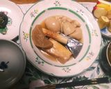 広島菜に鰹節とチューリップミニトマト作り方2写真