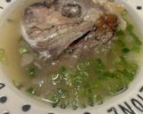 もろみ調味液で鯛のアラの潮汁作り方5写真