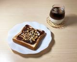 チョコ&ナッツトースト作り方4写真