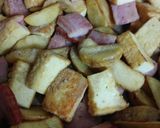 焼いておいしい絹厚揚げベーコン炒め作り方7写真