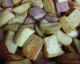 焼いておいしい絹厚揚げベーコン炒め作り方7写真