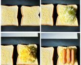 ウインナーとチーズの簡単★ホットサンド作り方3写真