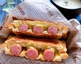 ウインナーとチーズの簡単★ホットサンド作り方7写真