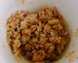 カレー香る♪豚ひき肉と野菜のチーズパイ作り方3写真