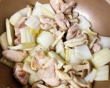 鶏もも白菜のクリーム煮☆チーズ・マカロニ作り方4写真