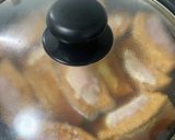 煮汁がじゅわ〜！挽肉入り厚揚げの煮物作り方5写真