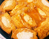 煮汁がじゅわ〜！挽肉入り厚揚げの煮物作り方6写真