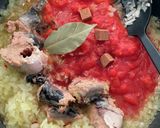 簡単！サバ缶トマトソースのパスタ作り方3写真