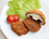 しいたけ農家のしいたけカツ作り方4写真