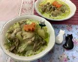 手羽元出汁のジェノベーゼ煮込みスープ！作り方4写真