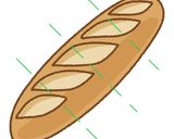 クリームチーズバゲット（ハム野菜編）　　作り方2写真