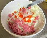 クリームチーズバゲット（ハム野菜編）　　作り方6写真
