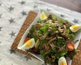 たっぷりキノコのおいしいサラダ作り方5写真