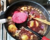 トマト不使用♪ビーツ粉末で真赤なボルシチ作り方16写真