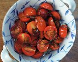 ミニトマトと塩昆布のすし酢漬け作り方4写真