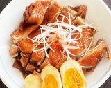 簡単美味茶色いおかず☆ソイソースチキン作り方6写真