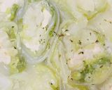 白菜と鶏むね肉ロール巻のクリーム煮作り方7写真