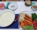寒い季節におうちでチーズフォンデュ！作り方2写真