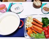 寒い季節におうちでチーズフォンデュ！作り方3写真