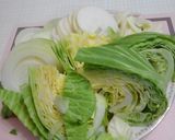 簡単！うまい　キャベツの煮物作り方1写真