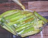 セロリのシャンタンポン酢漬けにかつおがけ作り方3写真