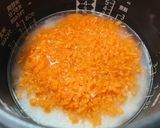 材料3つ☆炊飯器で簡単にんじんごはん作り方3写真