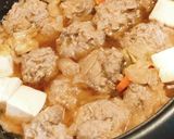 あじのつくね蒸し鍋と締めの雑炊☆味噌味作り方4写真
