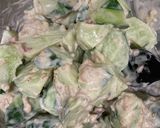 胡瓜の胡麻マヨ梅わさ和え作り方5写真