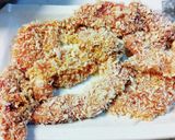 真かじきのソースかつ丼。作り方2写真