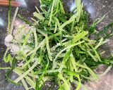 水菜を消費♪水菜とワカメのポン酢和え作り方3写真