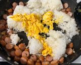 ウインナーと卵のチャーハン作り方6写真
