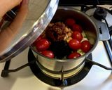 がんばらないガルバンゾーと玉ねぎの味噌煮作り方3写真