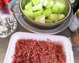 青パパイヤのそぼろ煮作り方1写真