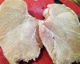 厨房ばあばぁ！サラダ蒸胸肉の焼いたん。作り方1写真