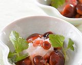 天然なめこの梅肉入りかぶおろし和え♪作り方6写真