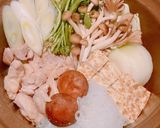 赤だし味噌と麺つゆの鶏すき焼き風♪作り方6写真