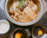 赤だし味噌と麺つゆの鶏すき焼き風♪作り方8写真