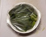 レンジでさっと一品♪小松菜のナムル作り方1写真