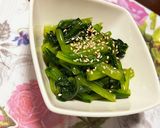 レンジでさっと一品♪小松菜のナムル作り方3写真