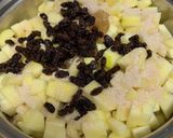 りんごとレーズンの甘煮作り方3写真