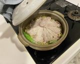 【簡単】たっぷりレタスと豚肉の水無し鍋作り方5写真