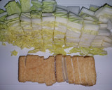 厚揚げと白菜の中華風あんかけ作り方1写真