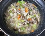 キノコたっぷり！具沢山のトマトスープ♬作り方8写真