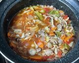キノコたっぷり！具沢山のトマトスープ♬作り方10写真