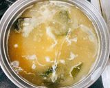 卵と玉ねぎのみそ汁作り方4写真