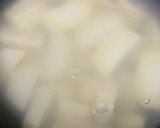 和風煮！りんごとさつま芋のきんとん作り方1写真